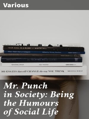 cover image of Mr. Punch in Society
